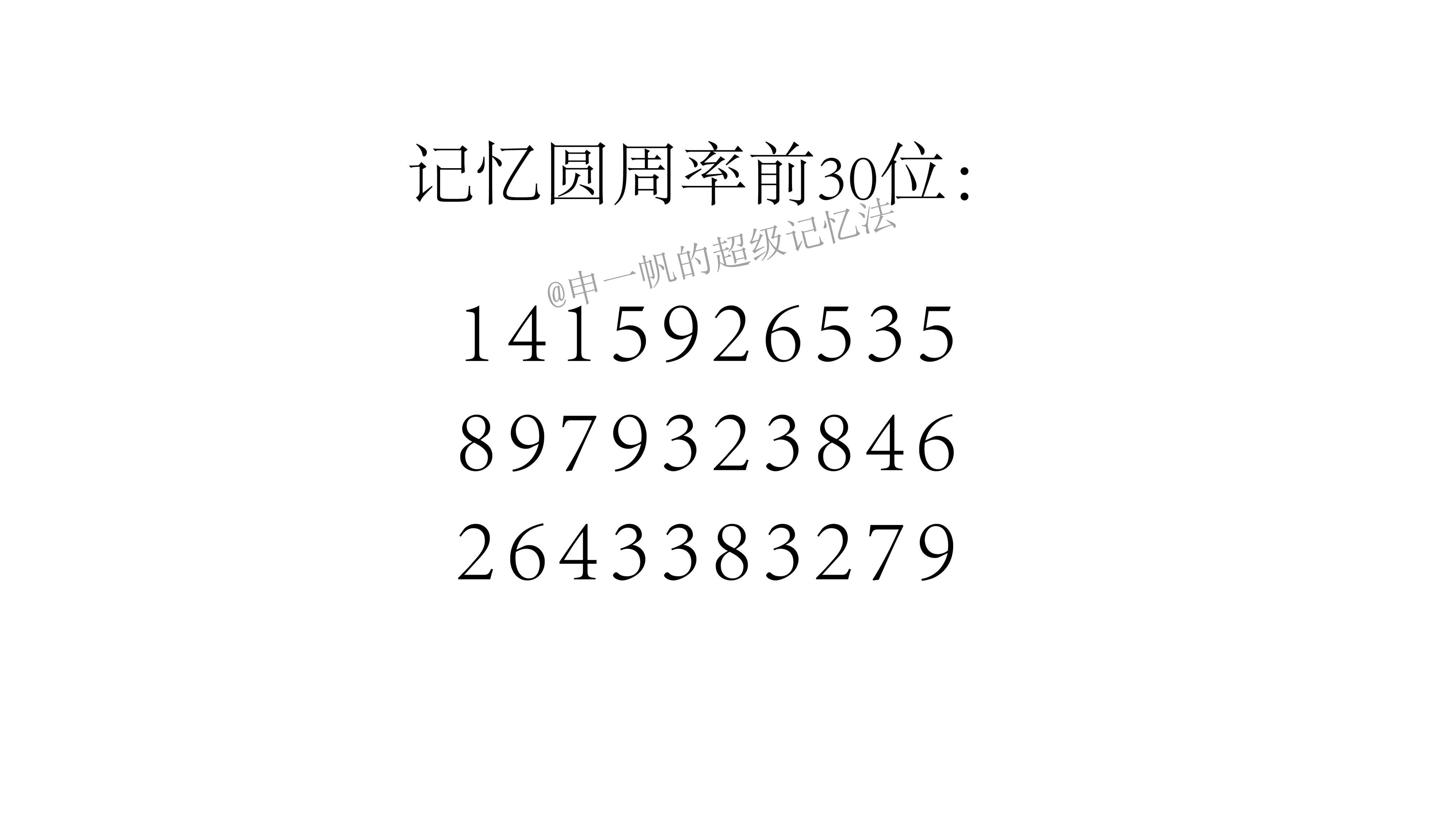 圆周率神奇数字组合 能查到所有人生日密码吗