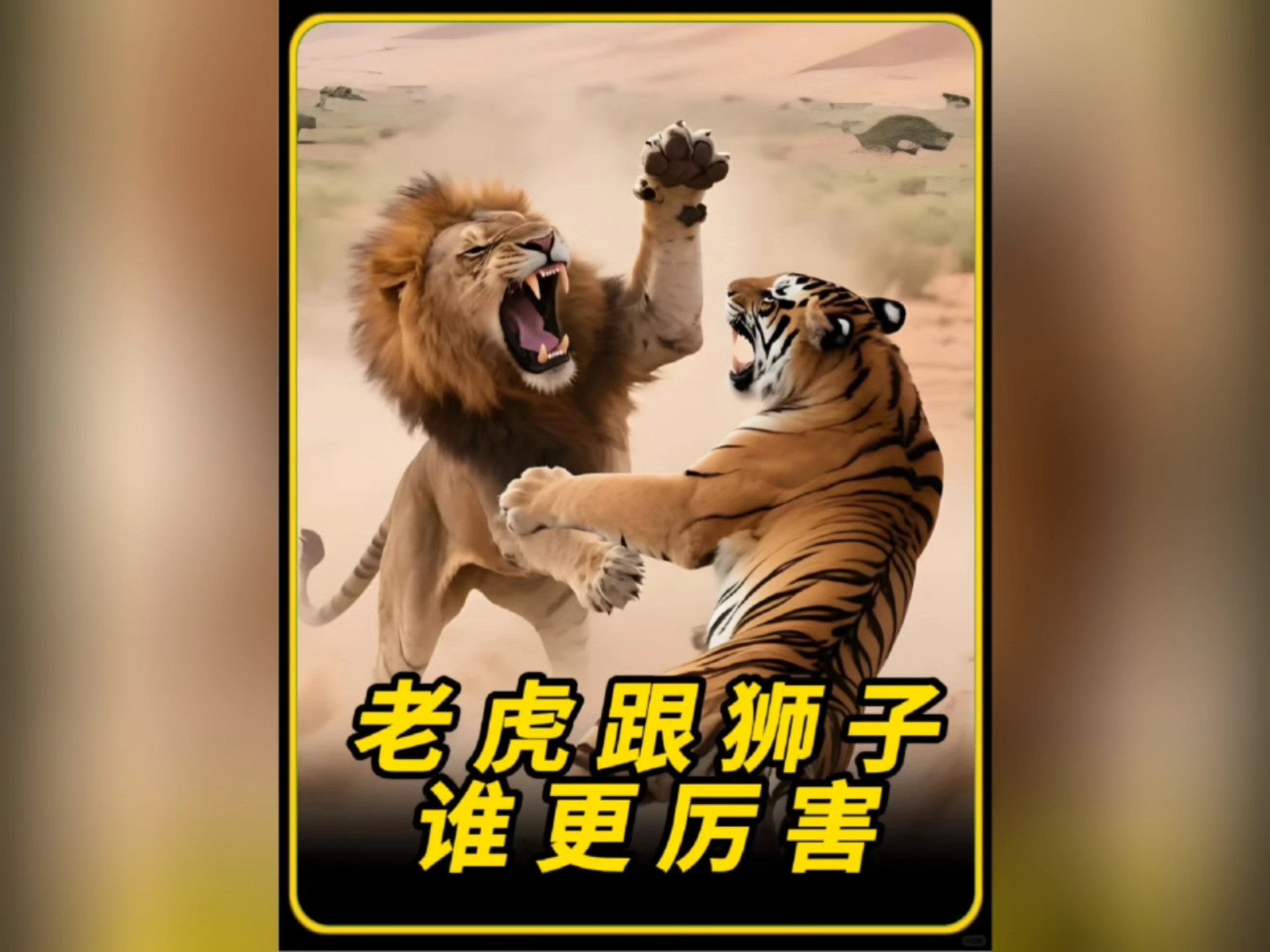 狮子和老虎谁更厉害 老虎和狮子打起来谁更胜一筹