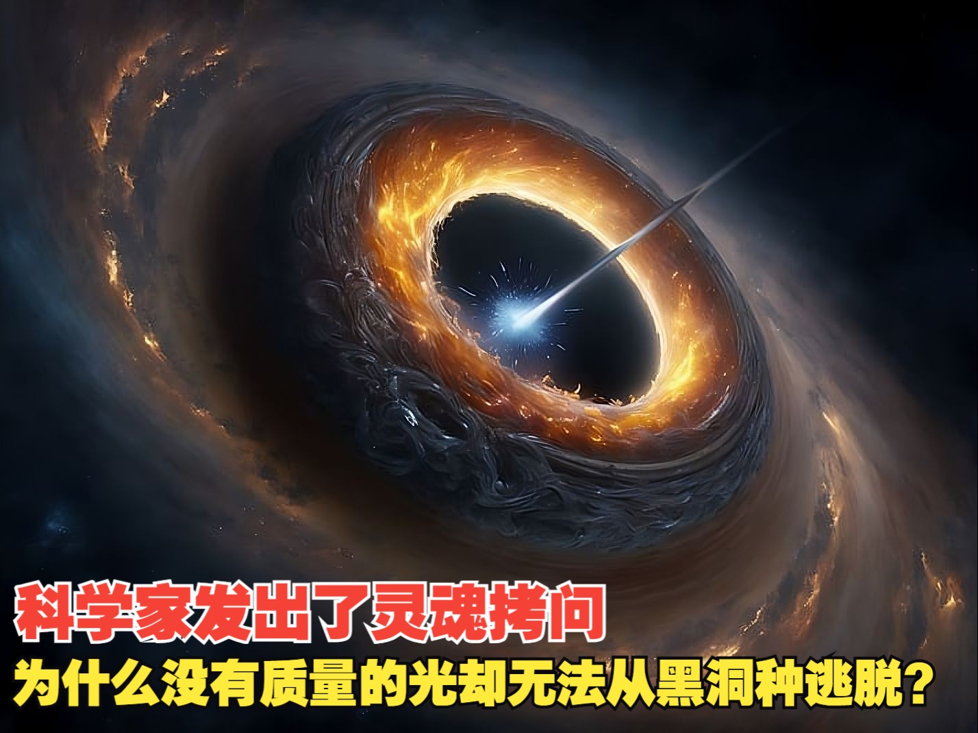 为什么光逃不出黑洞？引力波又是怎么逃离的？