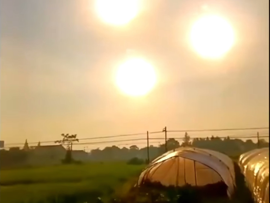 吉林上空出现三个太阳如何解释？...