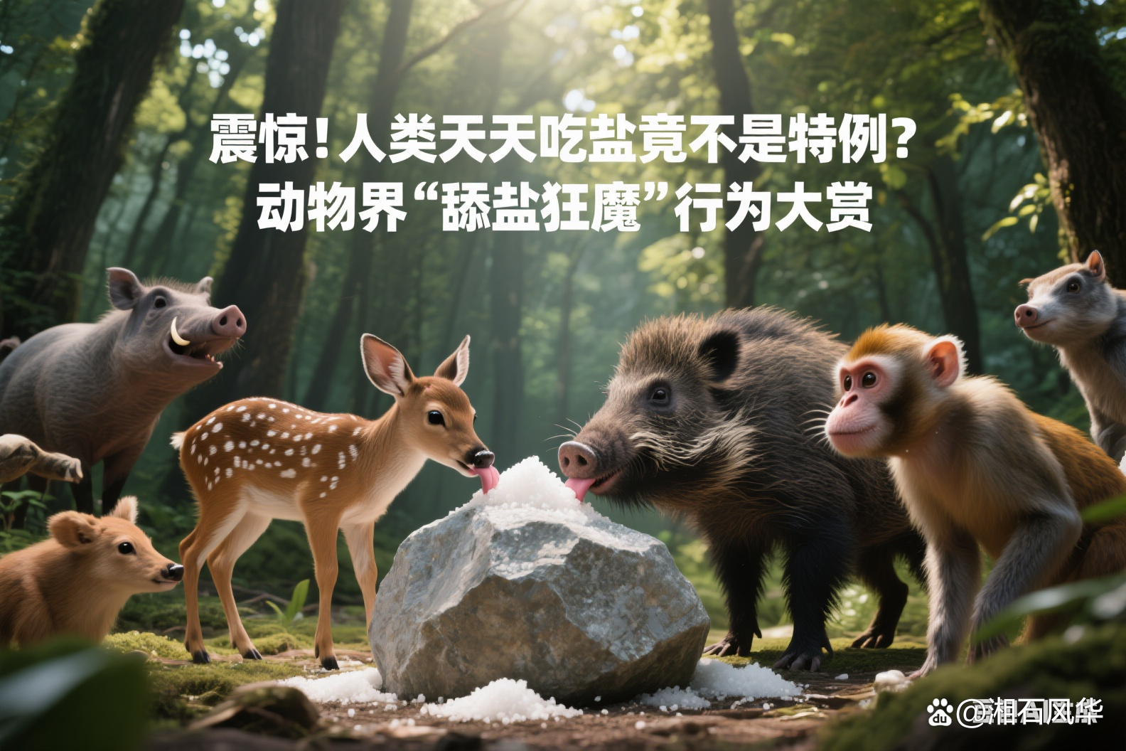 动物都不吃盐，为何人类离不开盐？原始人没有盐是如何...