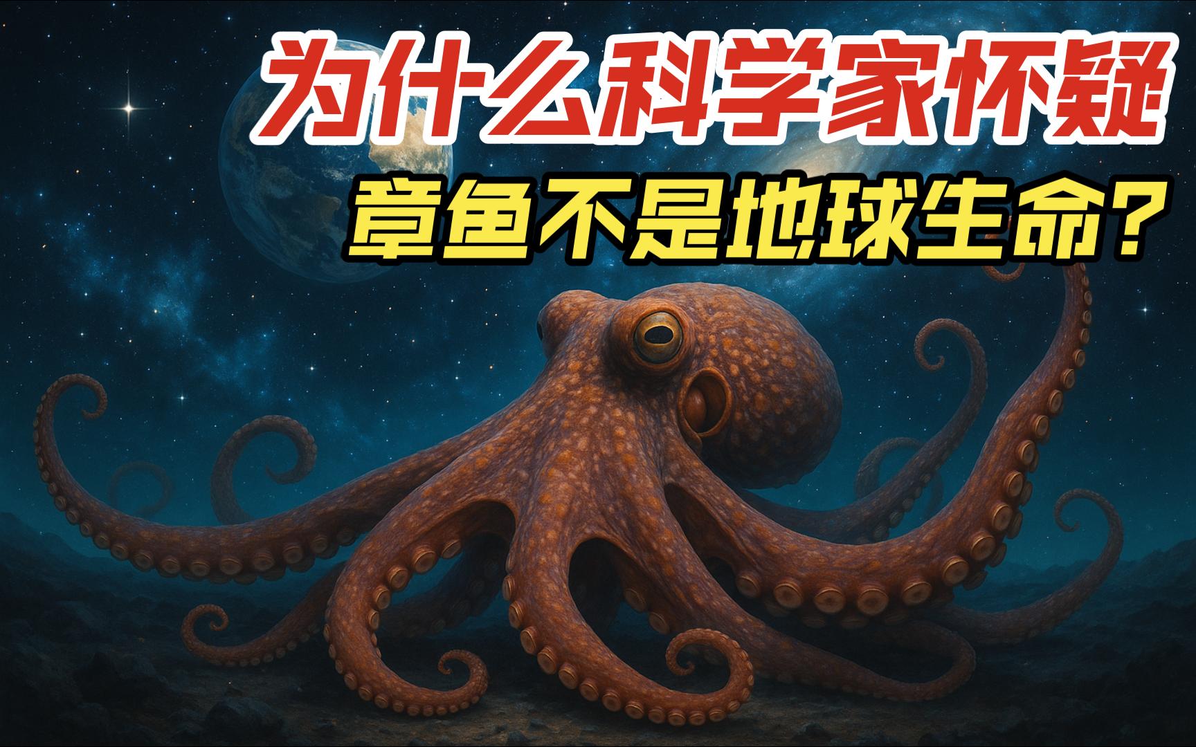 章鱼为何被质疑不是地球生物 科学家揭秘章鱼特殊基因