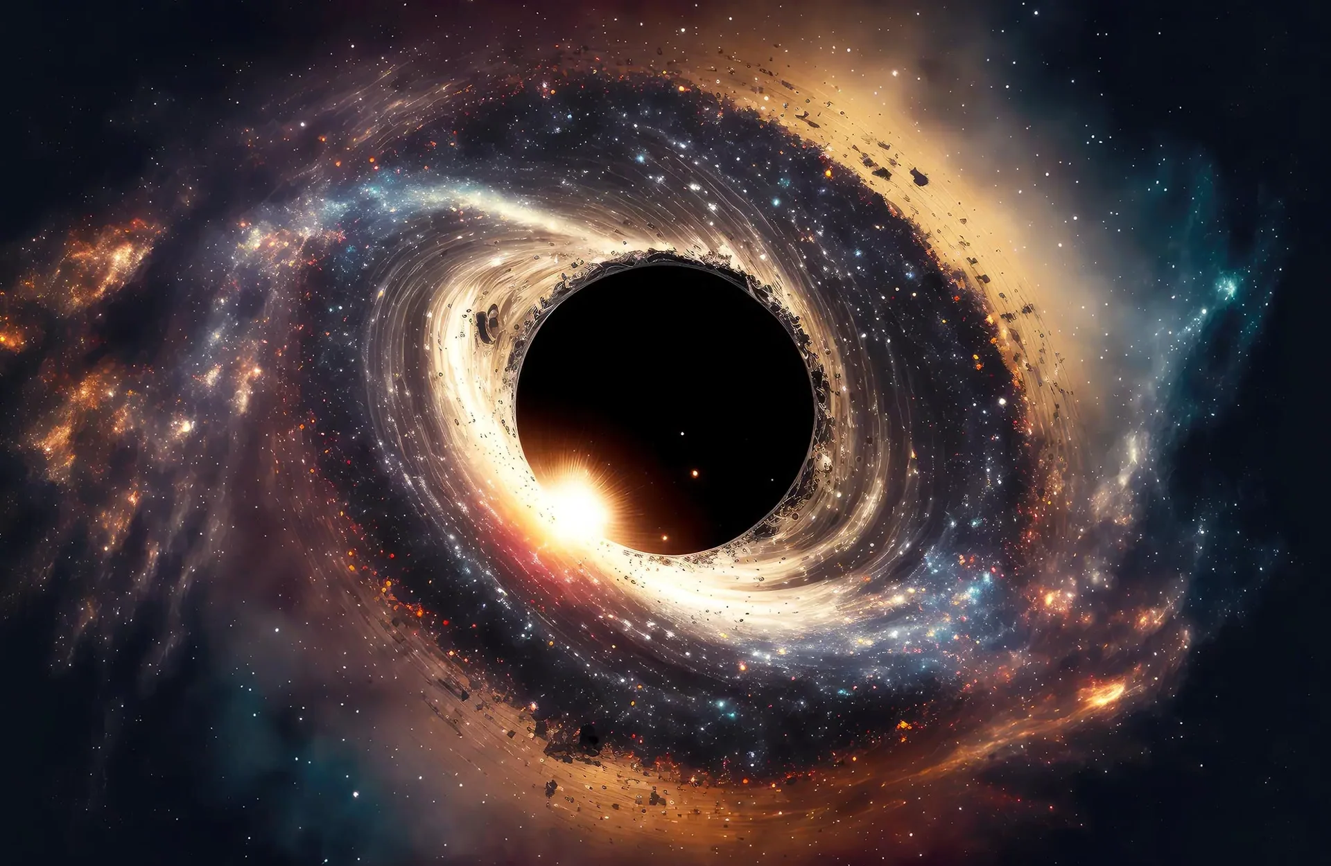 恒星死后的黑洞质量都很小，那660亿太阳质量黑洞是...